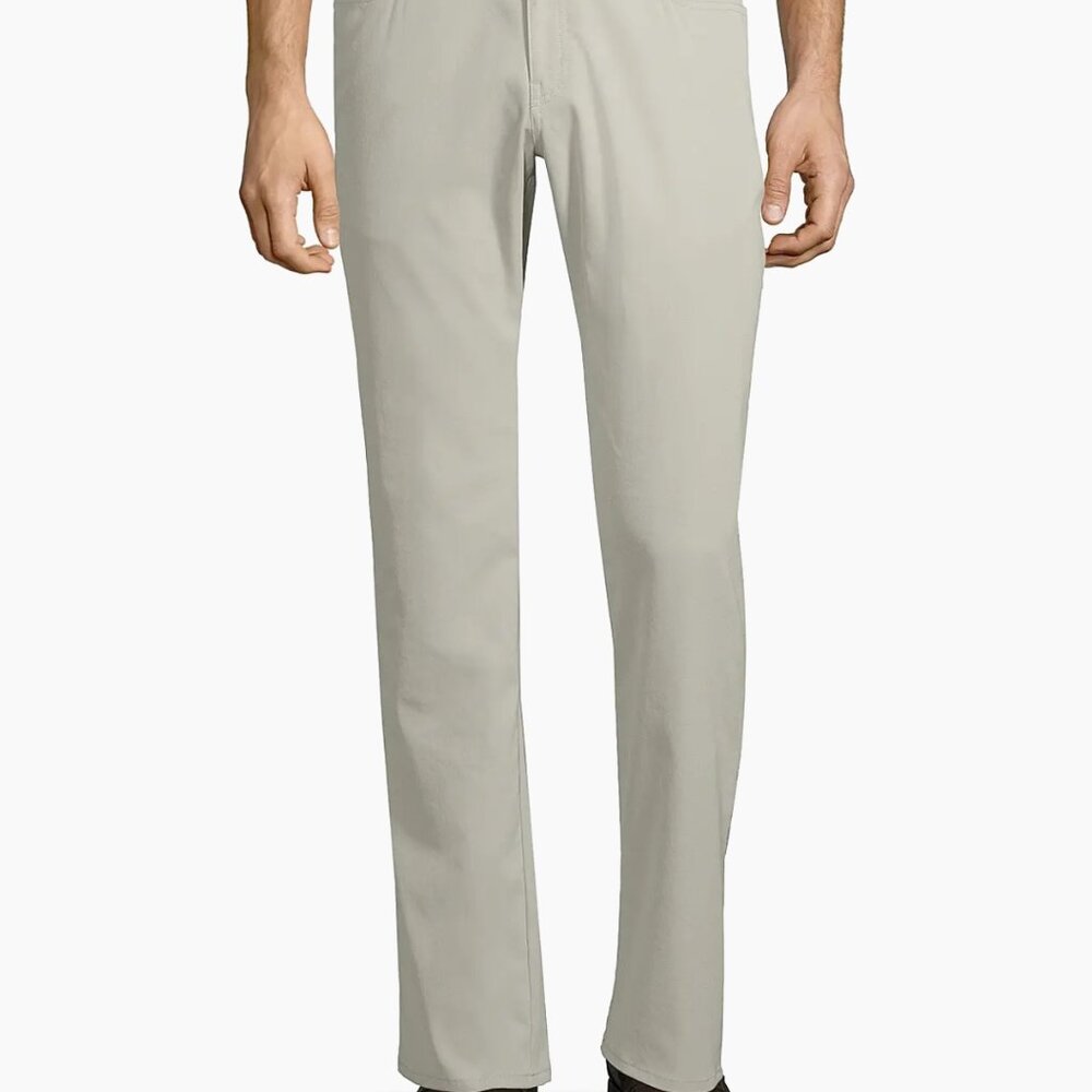 Peter Millar Crown Crafted Five Pocket Flat Front Khaki Pant Size 34x32